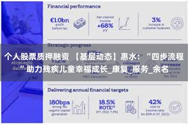 个人股票质押融资 【基层动态】惠水：“四步流程”助力残疾儿童幸福成长_康复_服务_余名