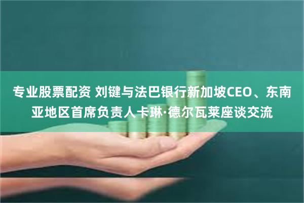 专业股票配资 刘键与法巴银行新加坡CEO、东南亚地区首席负责人卡琳·德尔瓦莱座谈交流