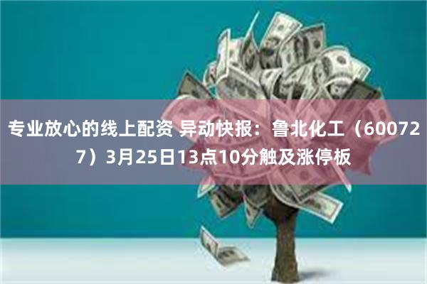 专业放心的线上配资 异动快报：鲁北化工（600727）3月25日13点10分触及涨停板
