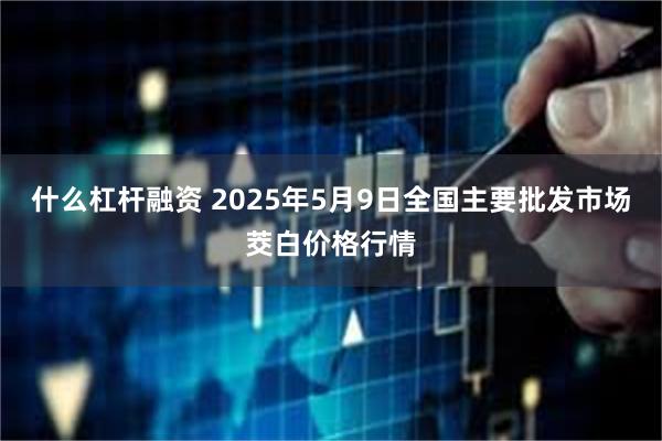 什么杠杆融资 2025年5月9日全国主要批发市场茭白价格行情